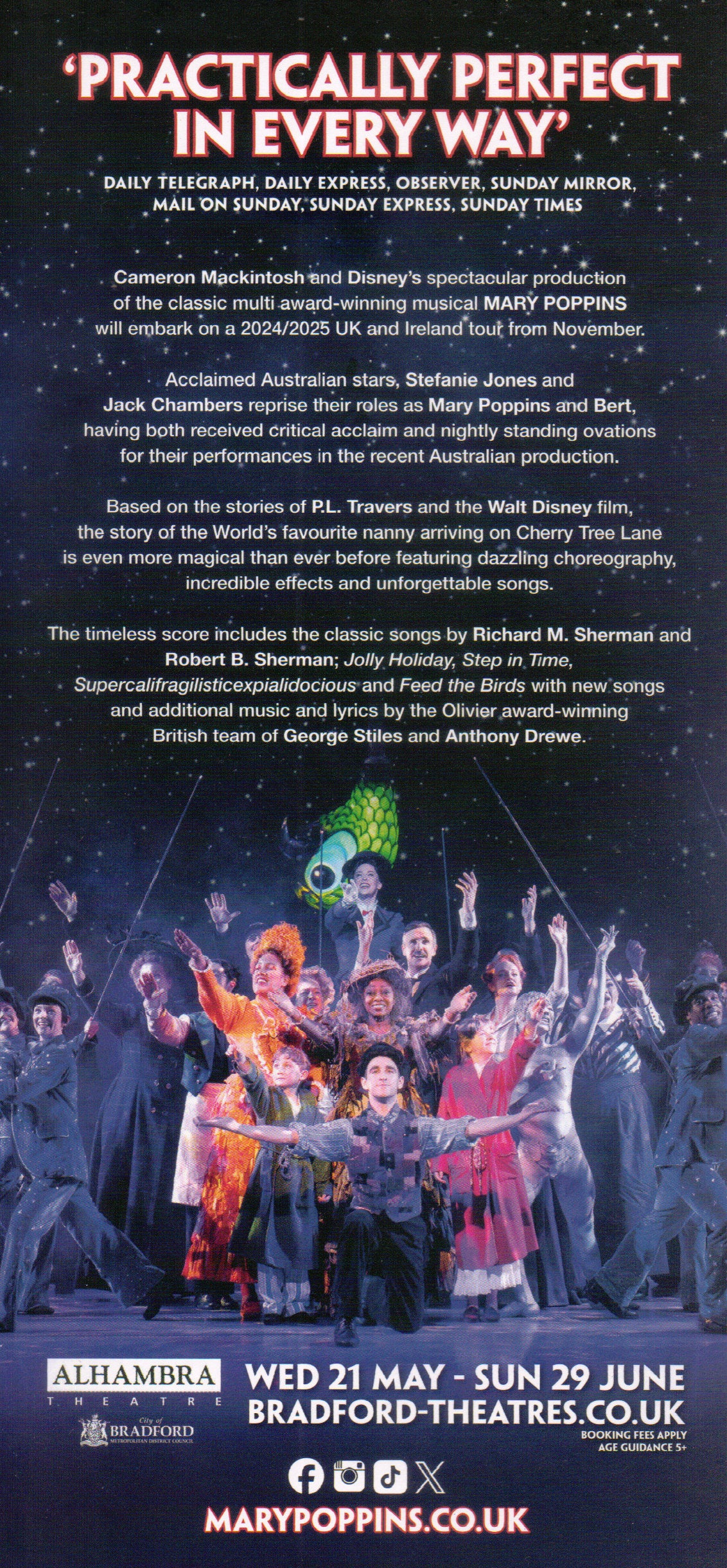 Bradford Theatres - Mary Poppins