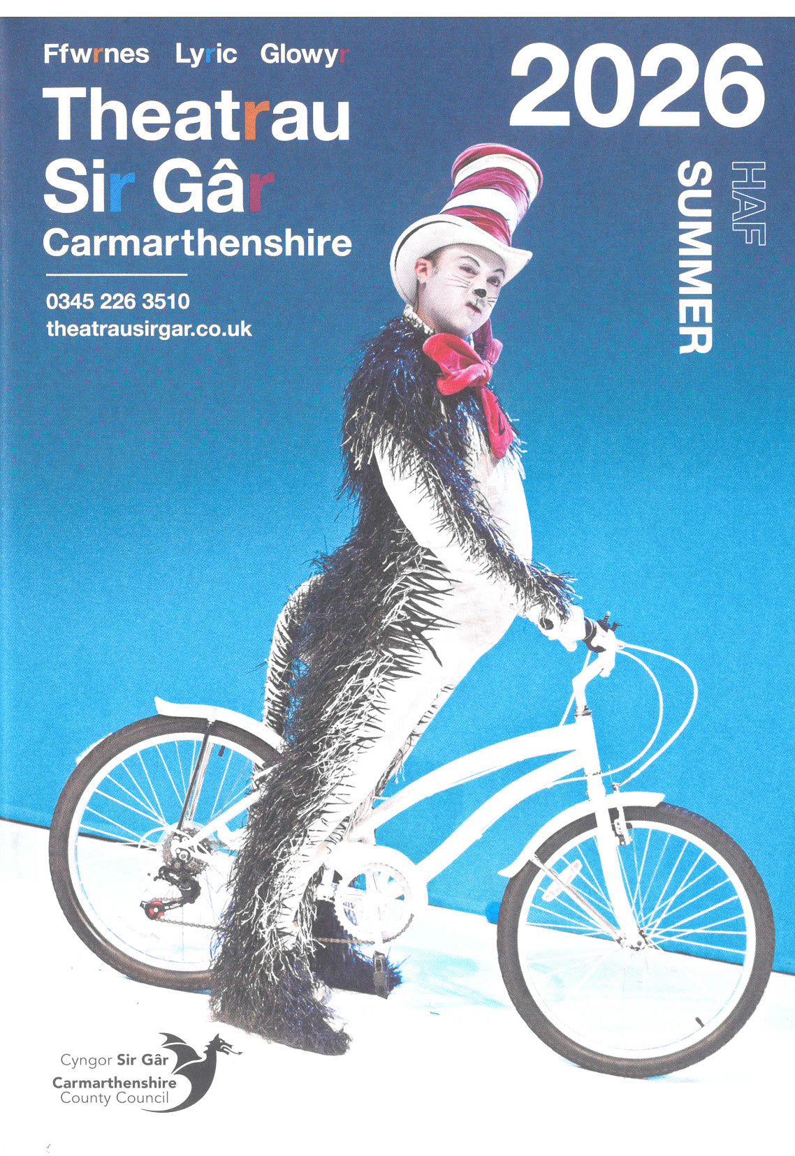 Theatre Sir Gar Carmarthenshire Summer 2026