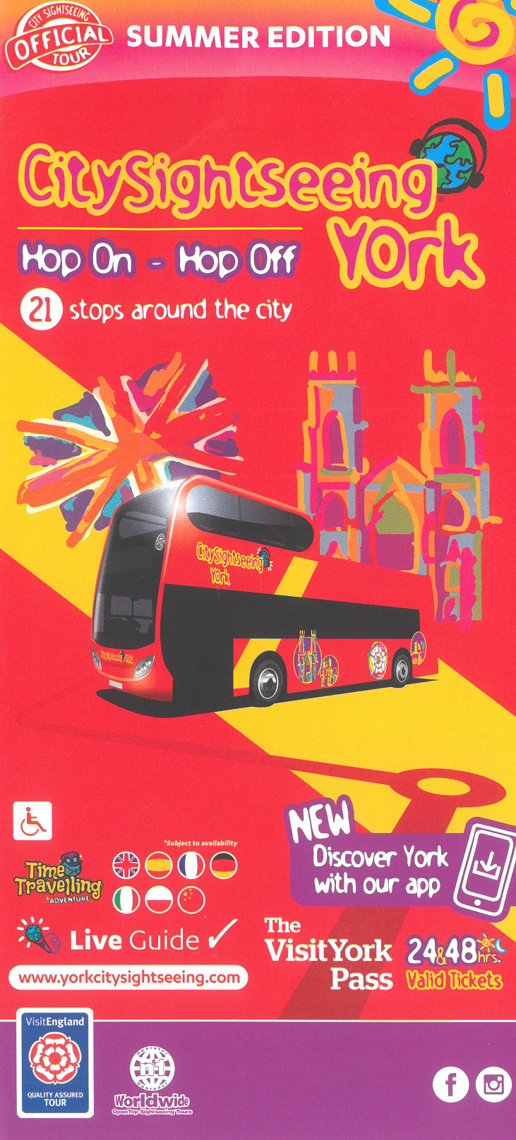 City Sightseeing York Summer Edition 2026