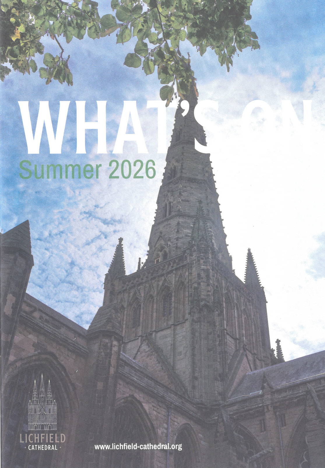 Lichfield Cathedral What's on Summer 2026