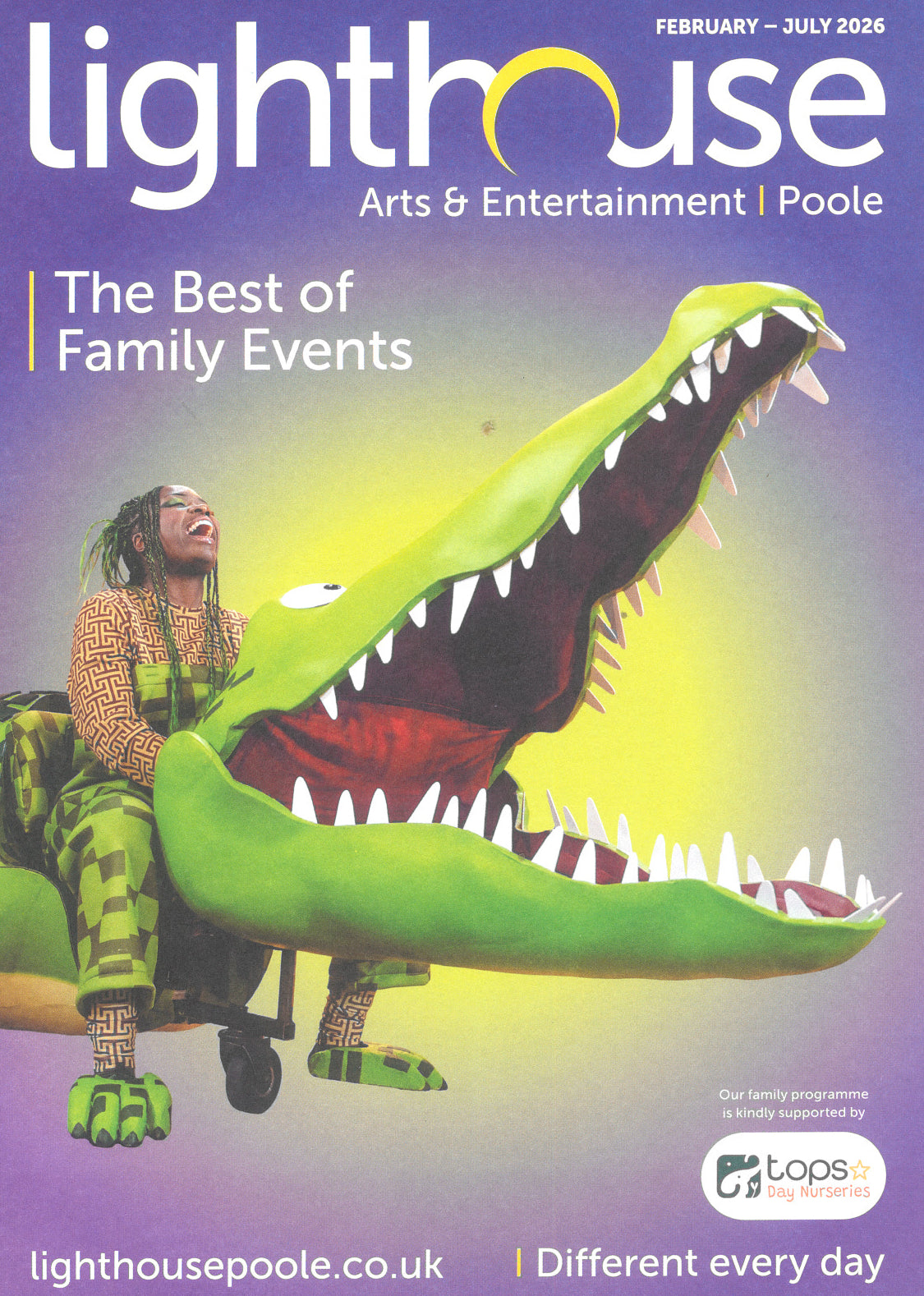 Lighthouse Poole The Best of Family Event Feb - July 2026