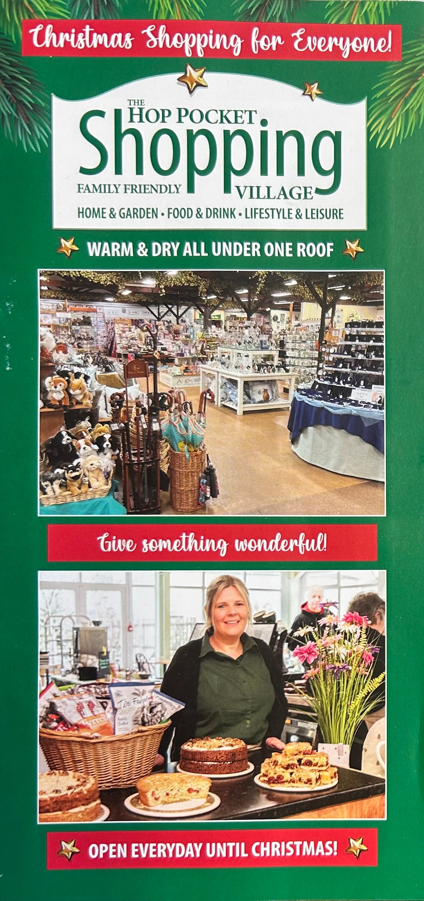 The Hop Pocket Shopping Village 2023 - Xmas Leaflet