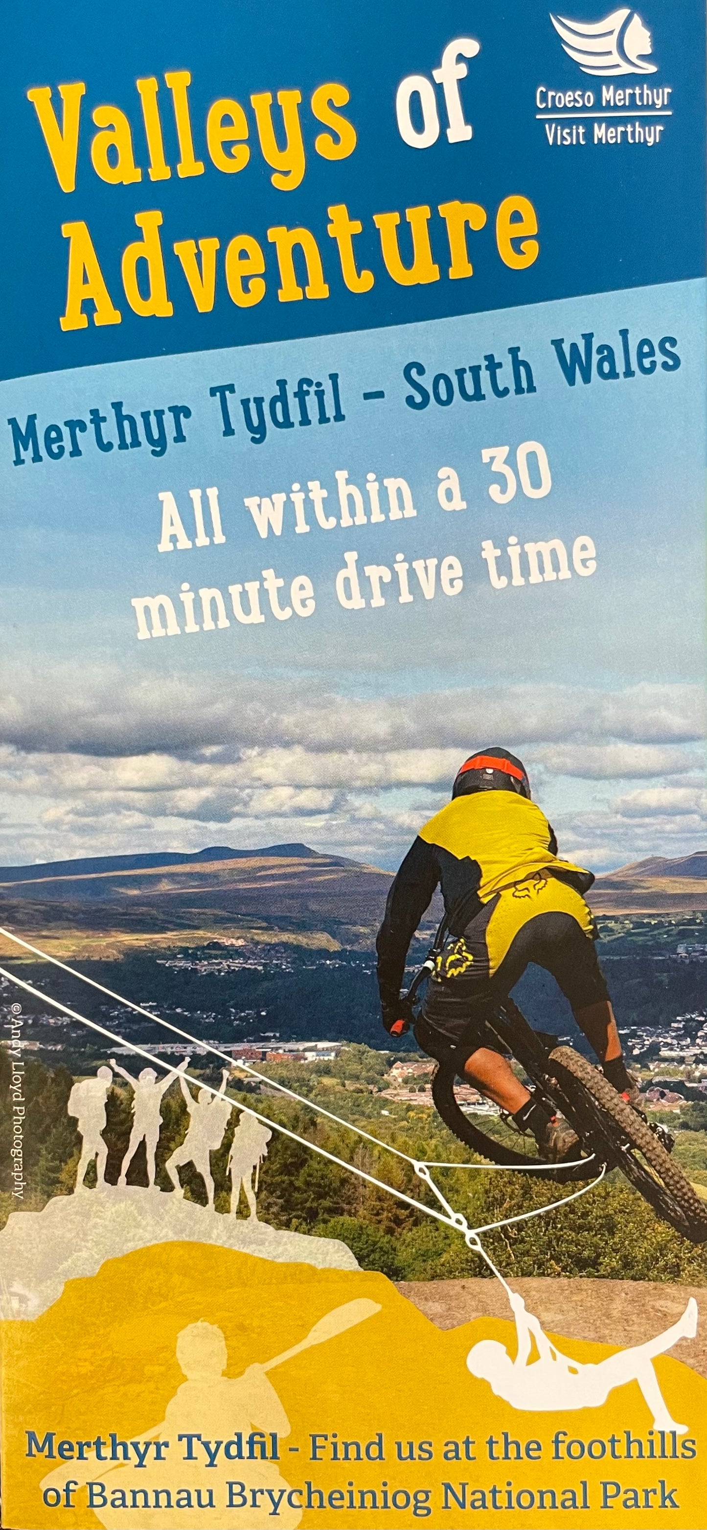 Merthyr Tydfil Adventure Maps - Valleys of Adventure - 2023