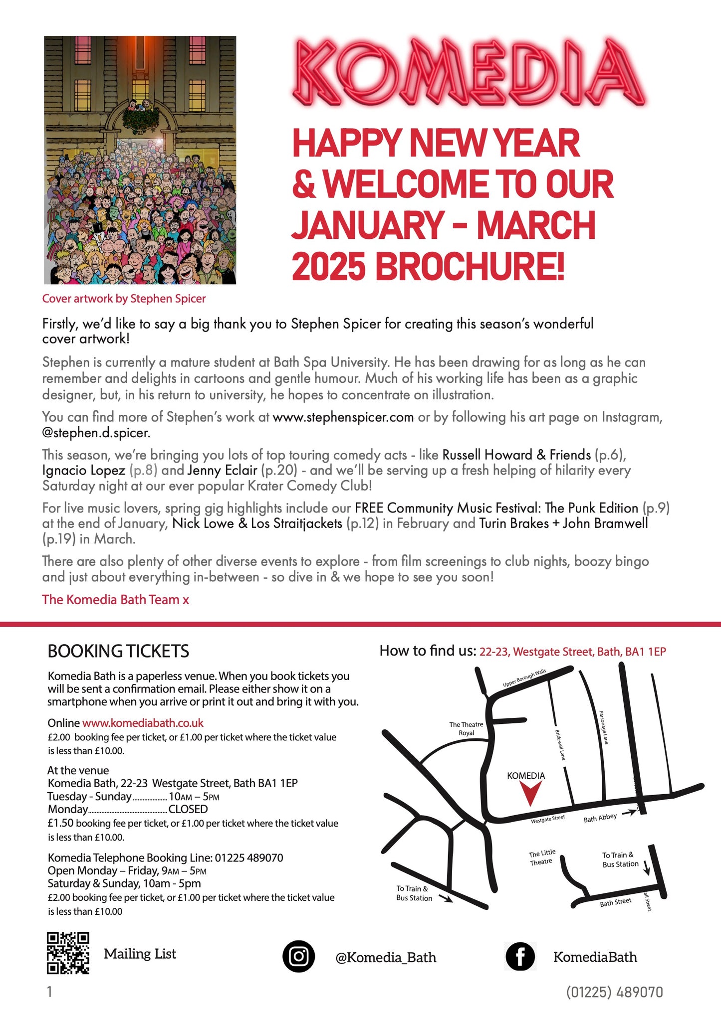Komedia Bath - Q1 2025 Brochure