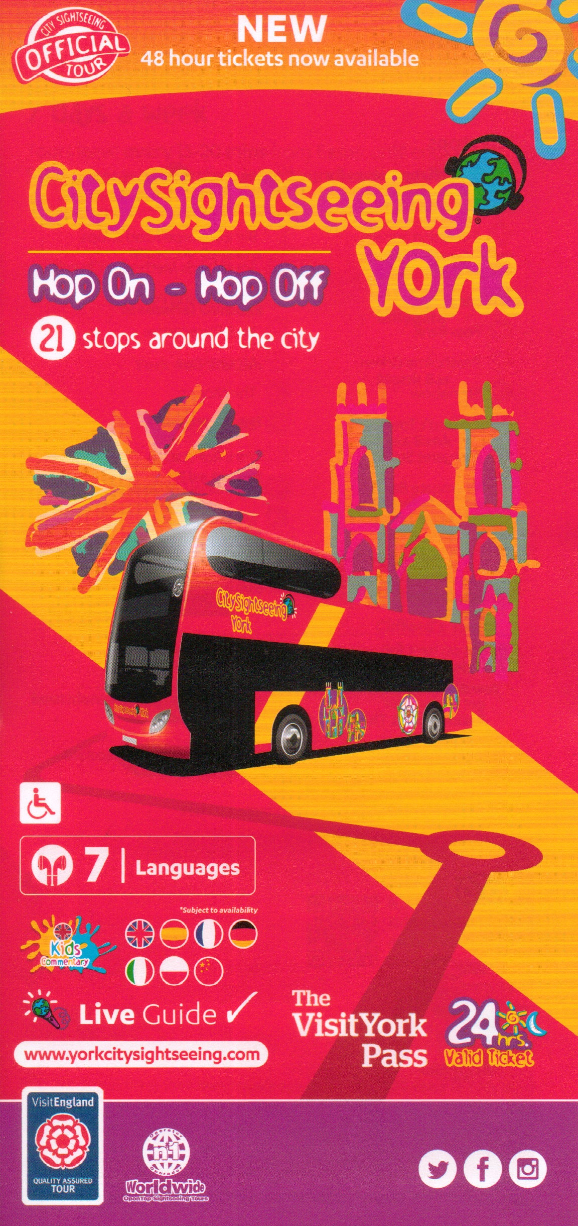 City Sightseeing York - Hop On, Hop Off