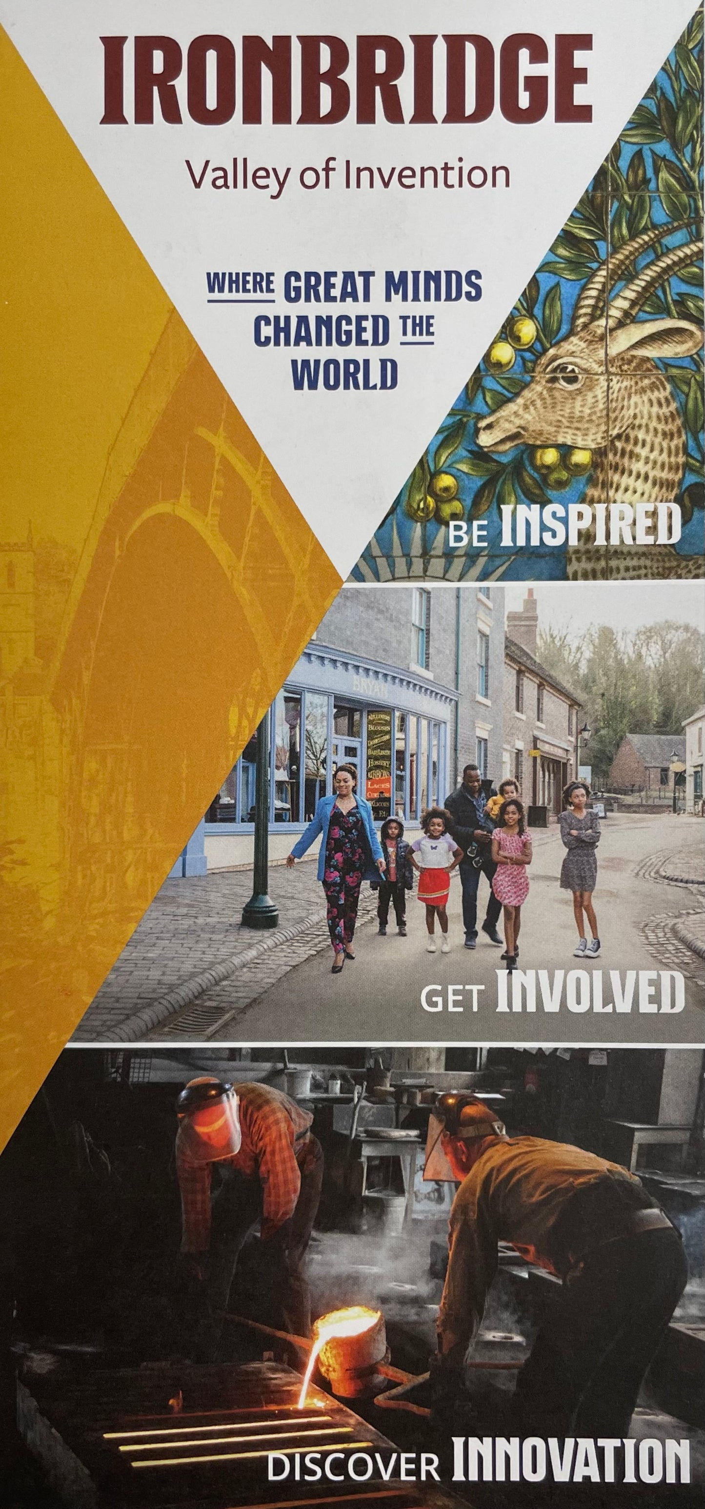 Ironbridge Valley of Invention - Where Great Minds Change The World - Be Inspired - Gert Involved - Discover Innovation 2023