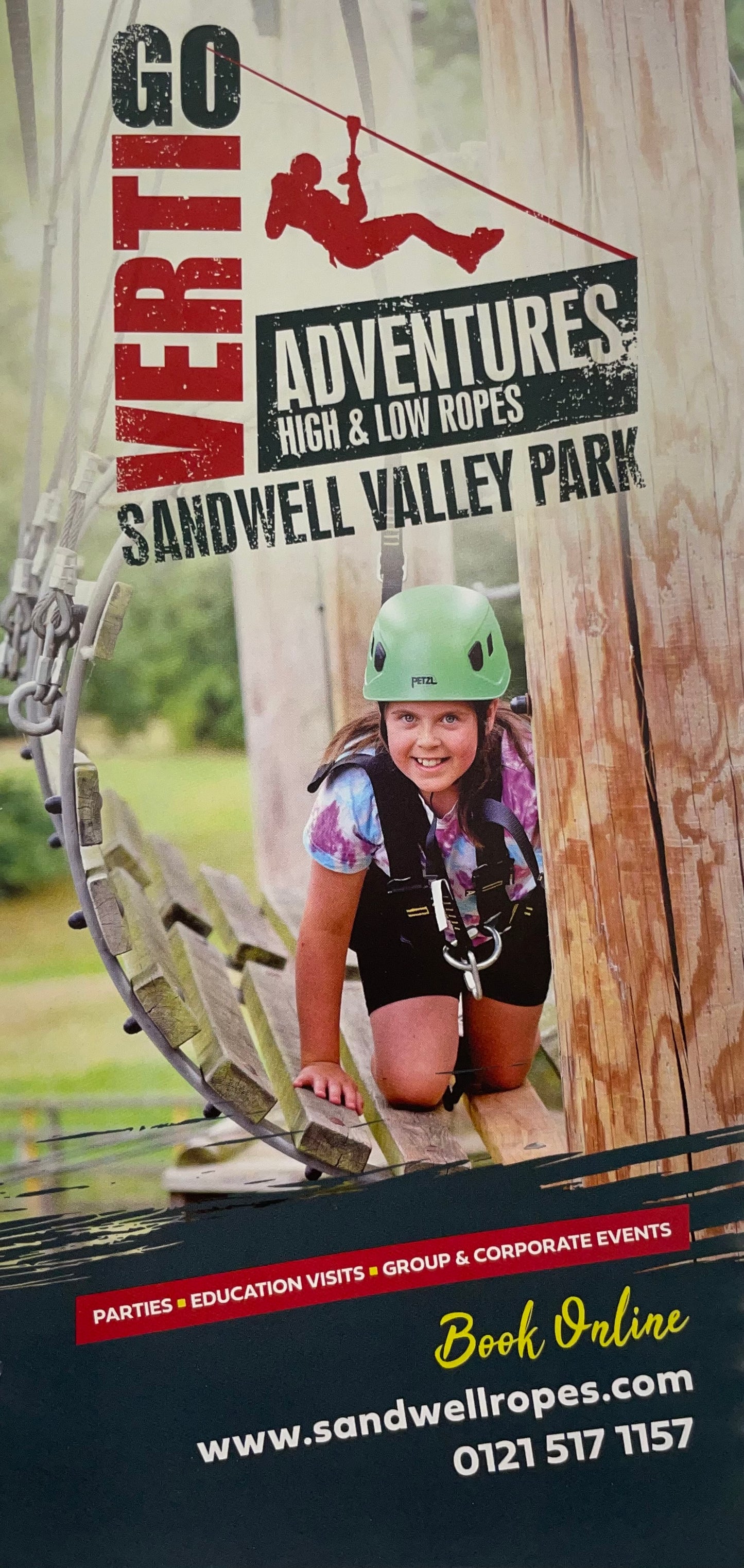 Vertigo - Adventures high & low ropes - Sandwell Vally Park