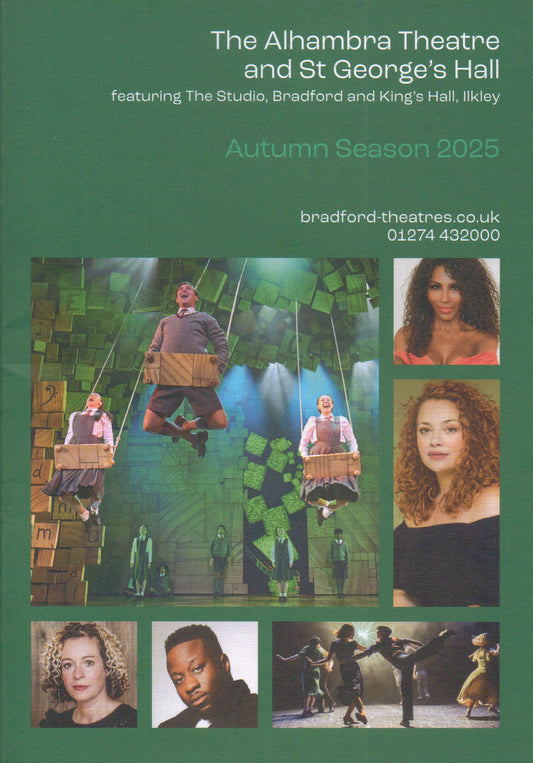 Bradford Alhambra Theatre and St George's Hall Autumn 2025