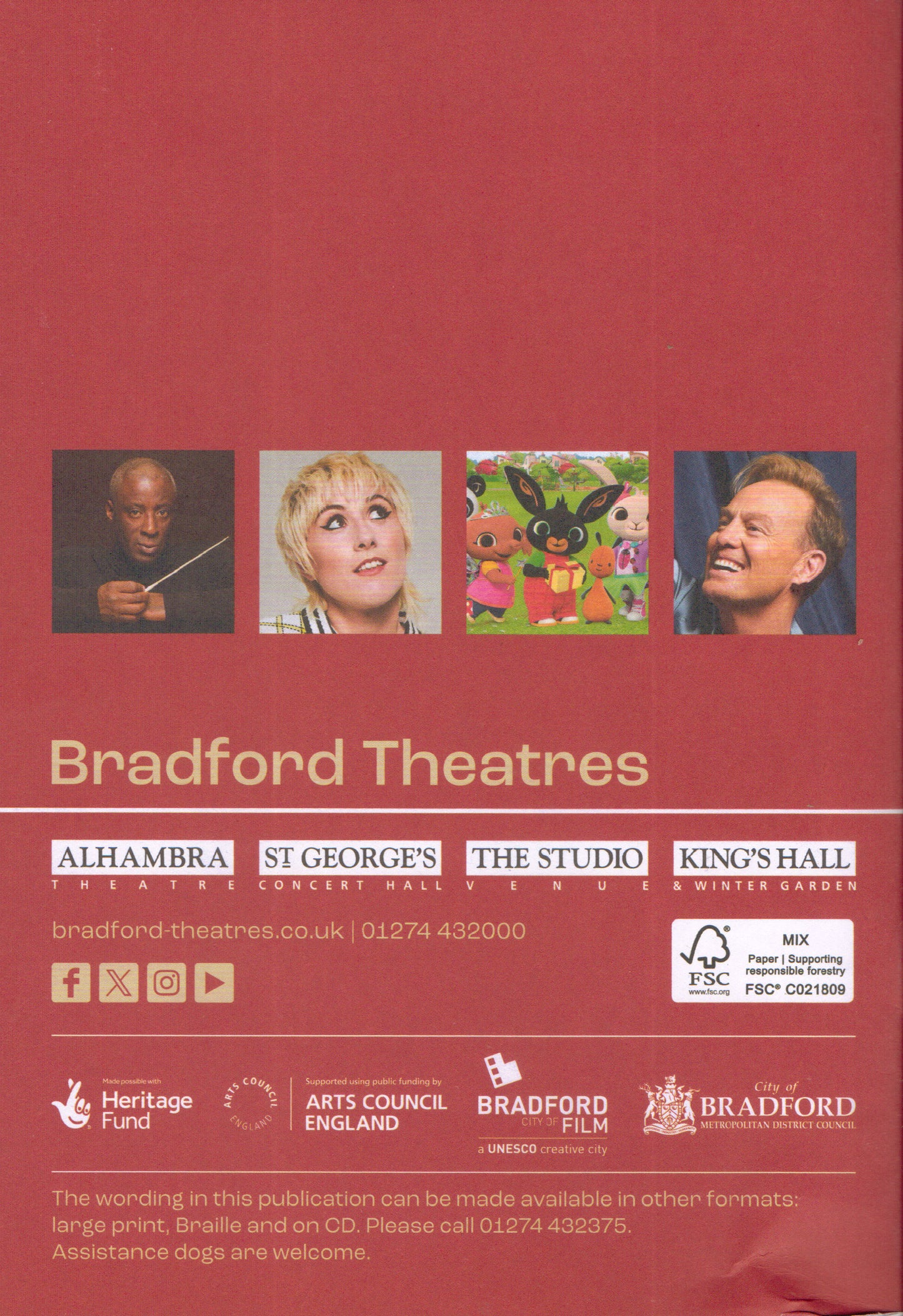 Bradford Alhambra Theatres Spring Season 2025