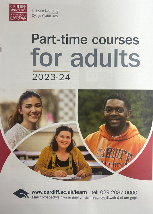 Cardiff University - Part-time Courses for Adults 2023-24