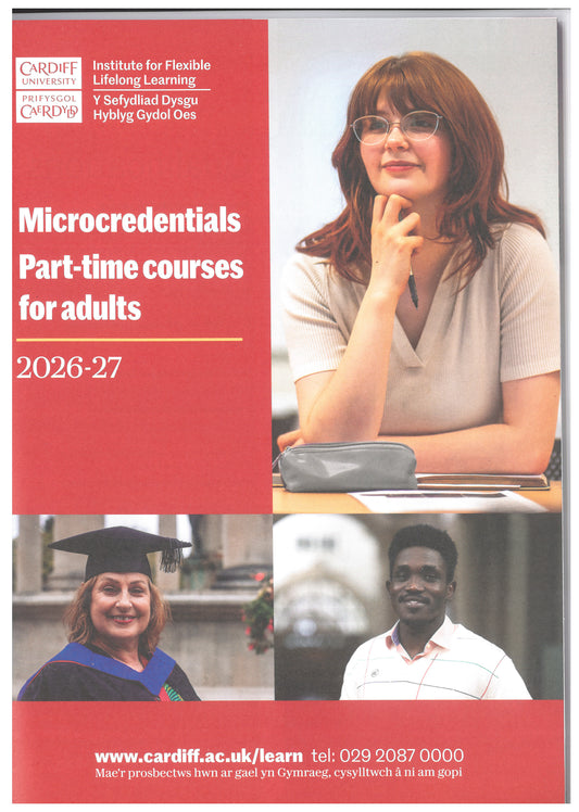 Cardiff University Microcredentails Part-time courses for adults (English Version)