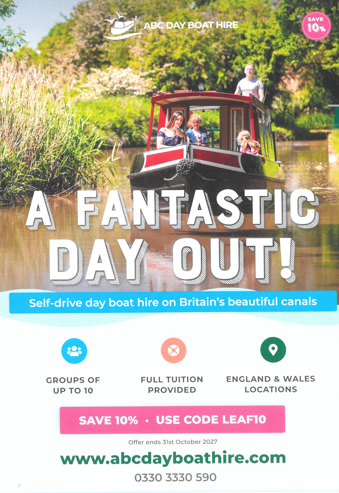 ABC Day Boat Hire 2026