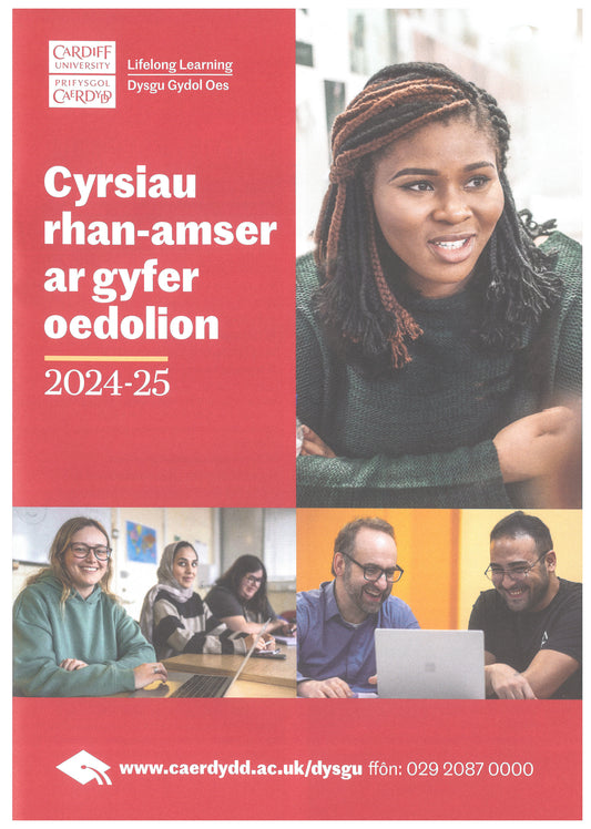 Cardiff University - Part Time Courses 2024-25 Welsh Version