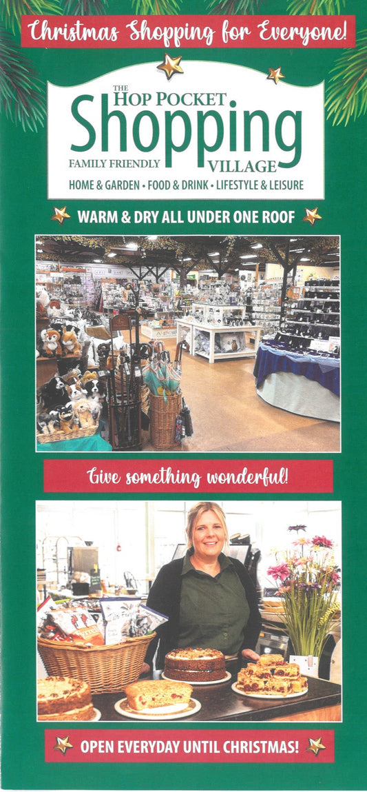 The Hop Pocket Shopping Village 2025 - Xmas Leaflet