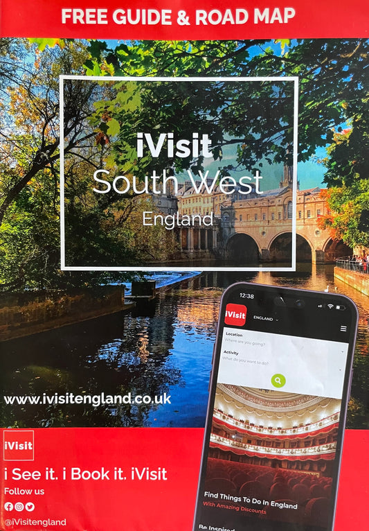 iVisit South West England  - Free Guide & Road Map -  EXP - Dec 30th 2024