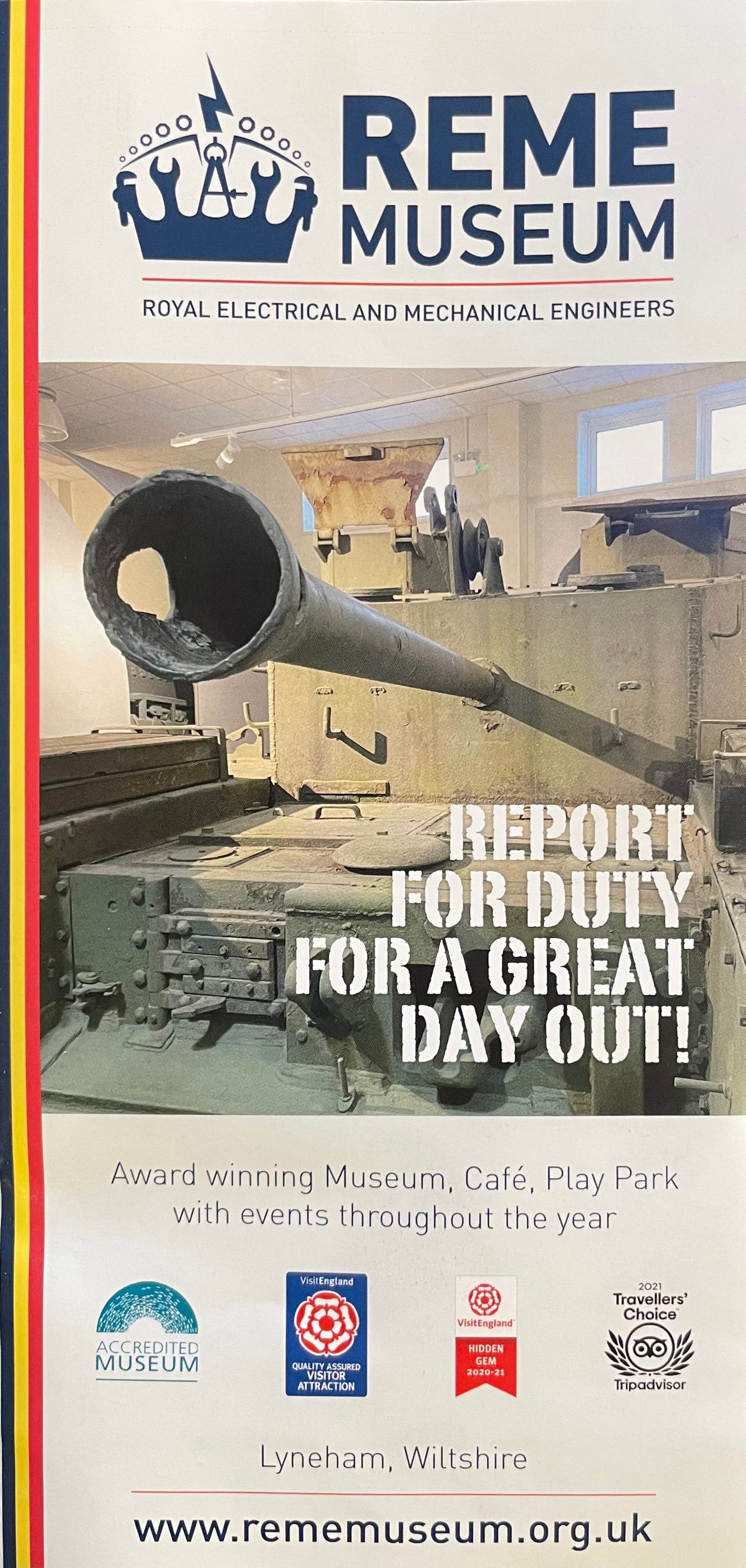 Reme Museum 2023 - Report for duty for a great day out!