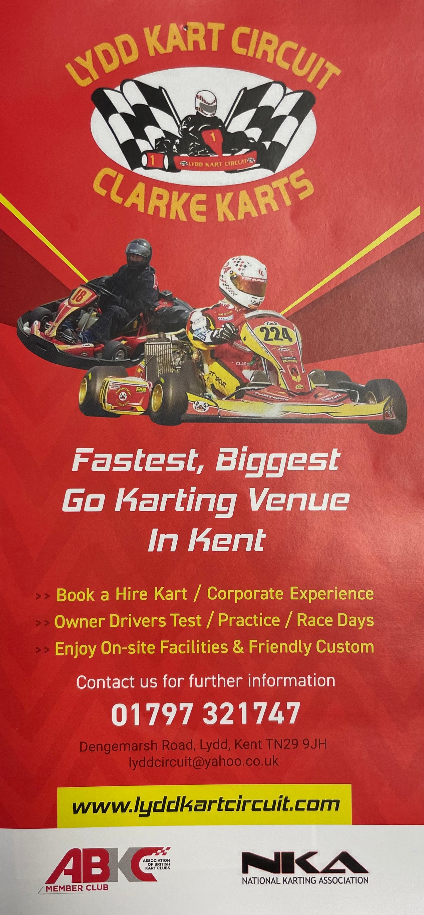 Llyd Karting In Kent - fastest , biggest go karting venue in Kent - 2023