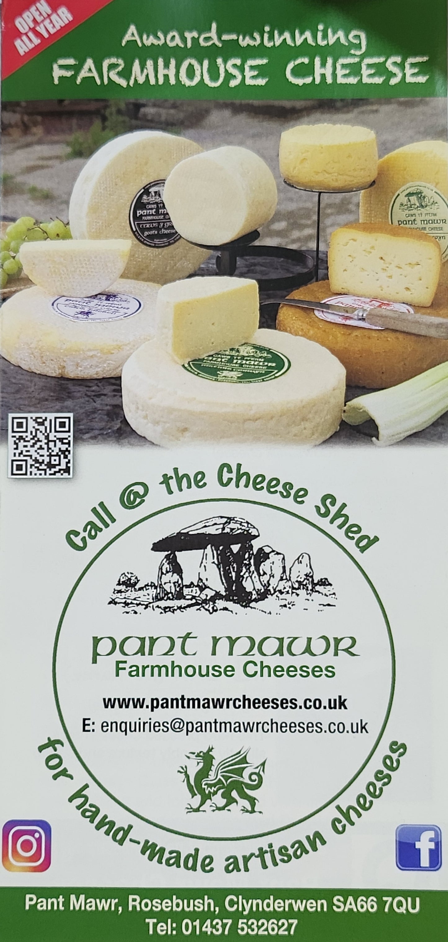 Pant Mawr Farmhouse Cheeses