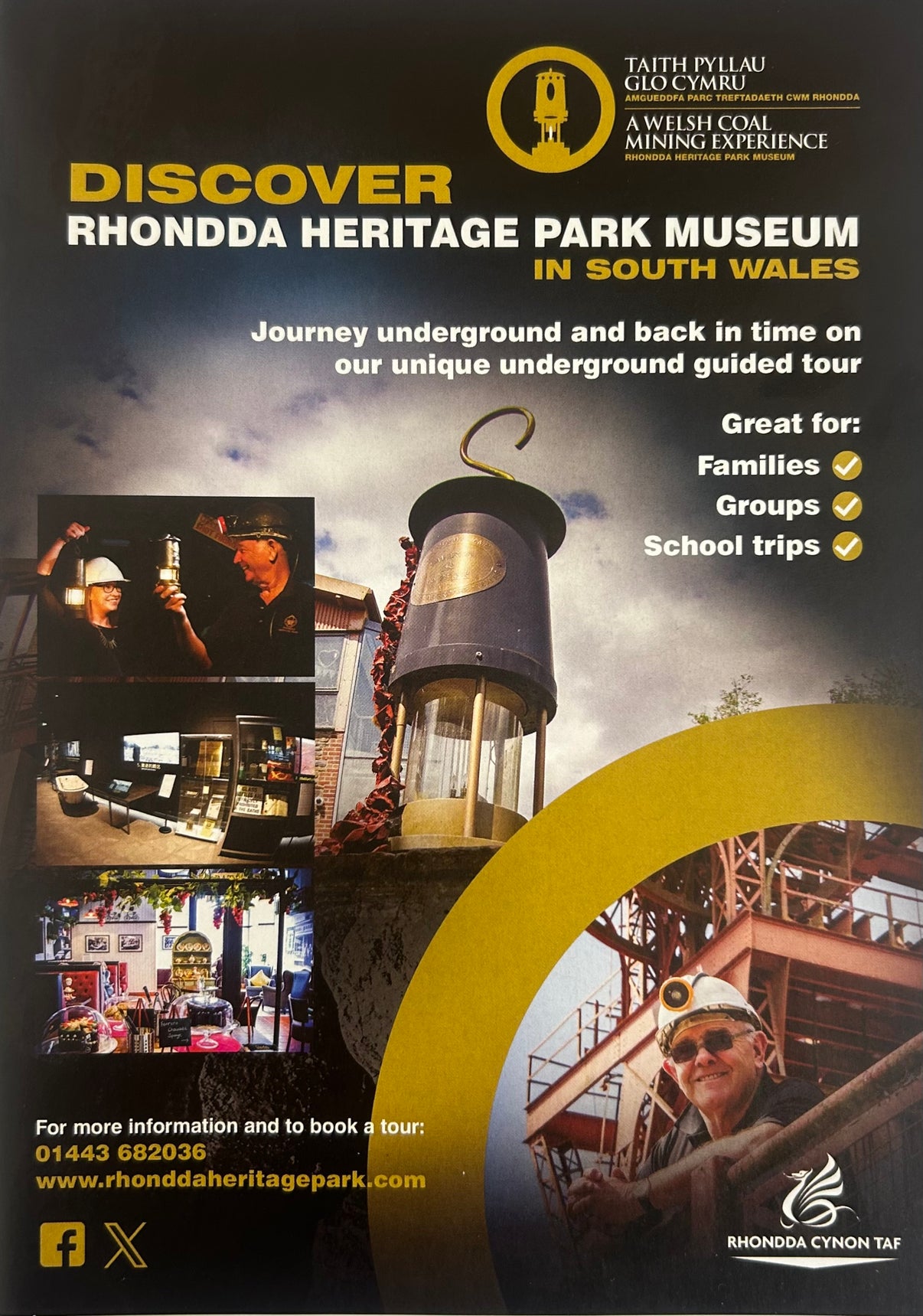 Discover Rhondda Heritage Park Museum 2024 iVisit Info Display