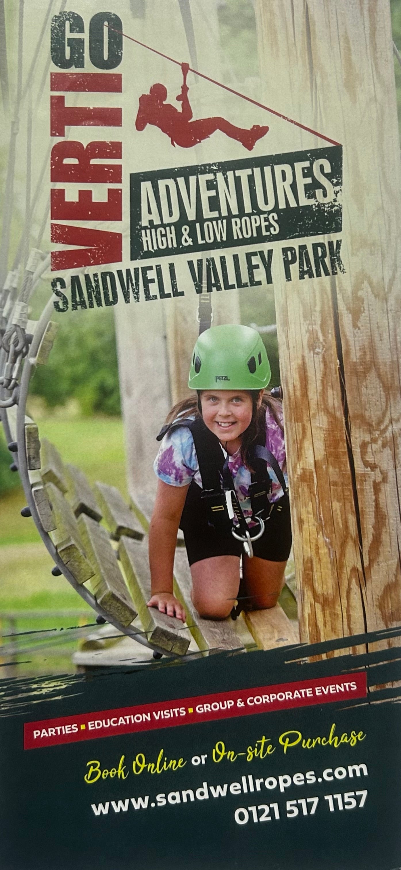 Sandwelll Valley Park 2024 - Vertigo Adventure Ropes