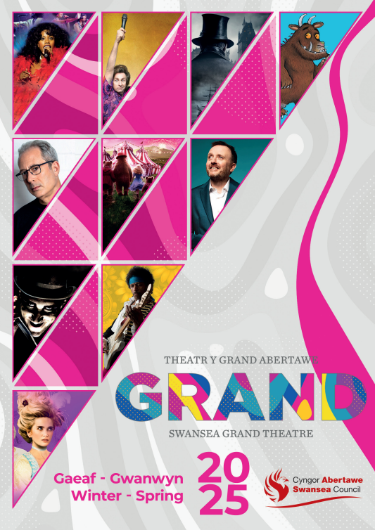 Swansea Grand Theatre What's On Guide Winter / Spring 2024/25