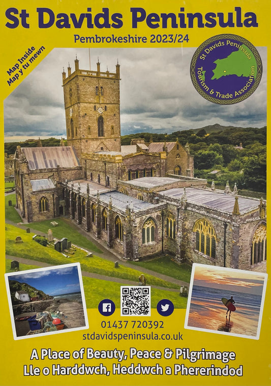 St Davids Peninsula - Pembrokeshire 2023/24 A Place Of Beauty, Peace & Pilgrimage - Map Inside