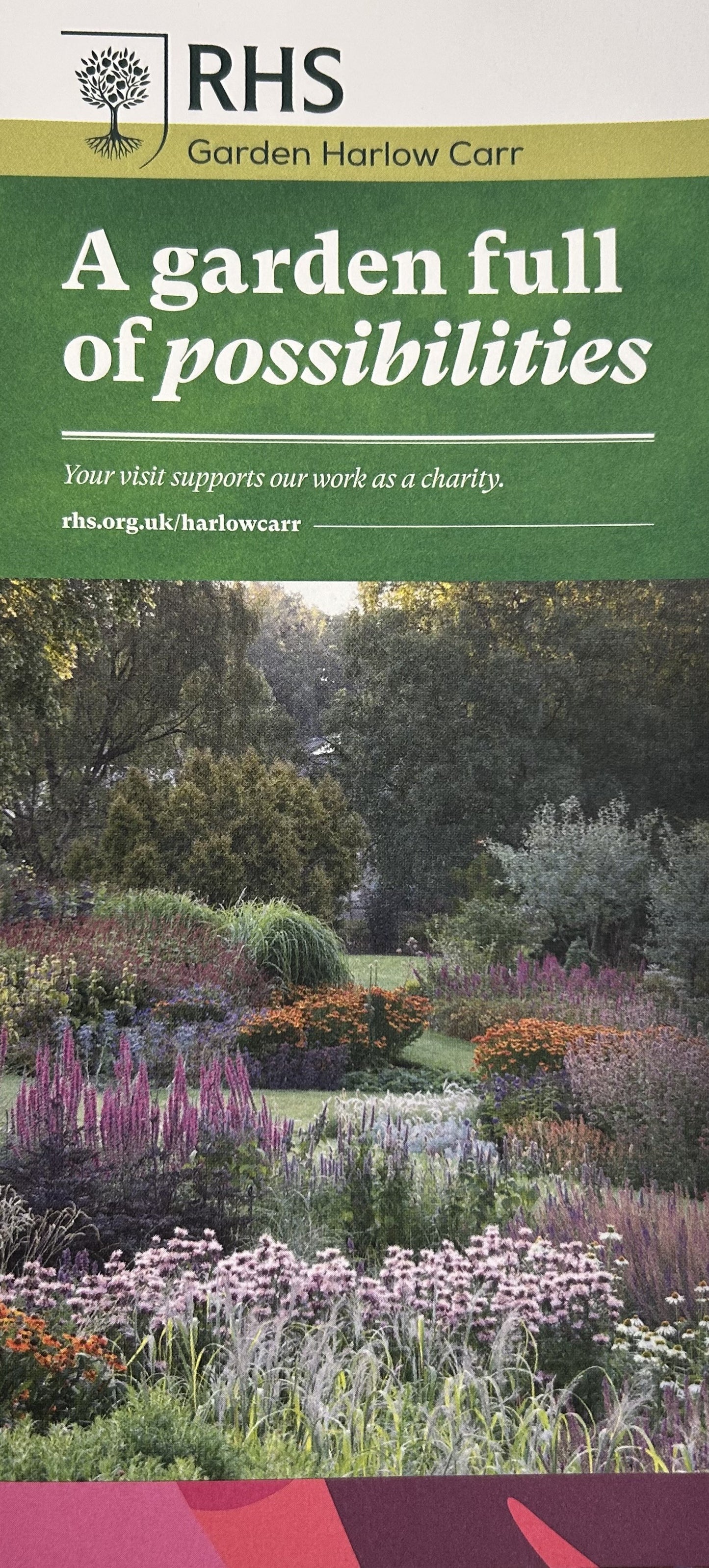 RHS Garden Harlow Carr Visitor Guide 2023